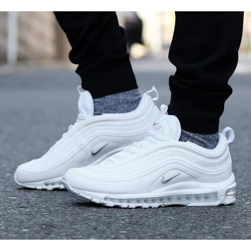 mens white nike 97