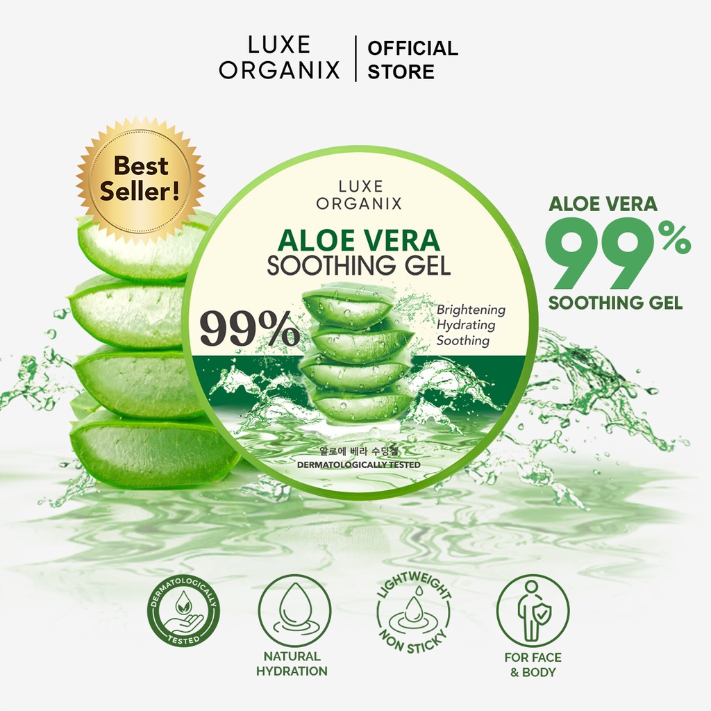 Luxe Organix Aloe Vera Soothing Gel 300ml Shopee Philippines
