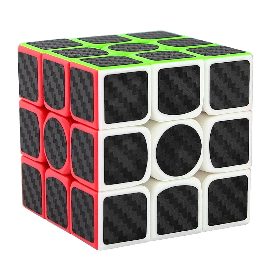 Speed Cube 3x3x3 Carbon Fiber Magic Puzzles Shopee Philippines