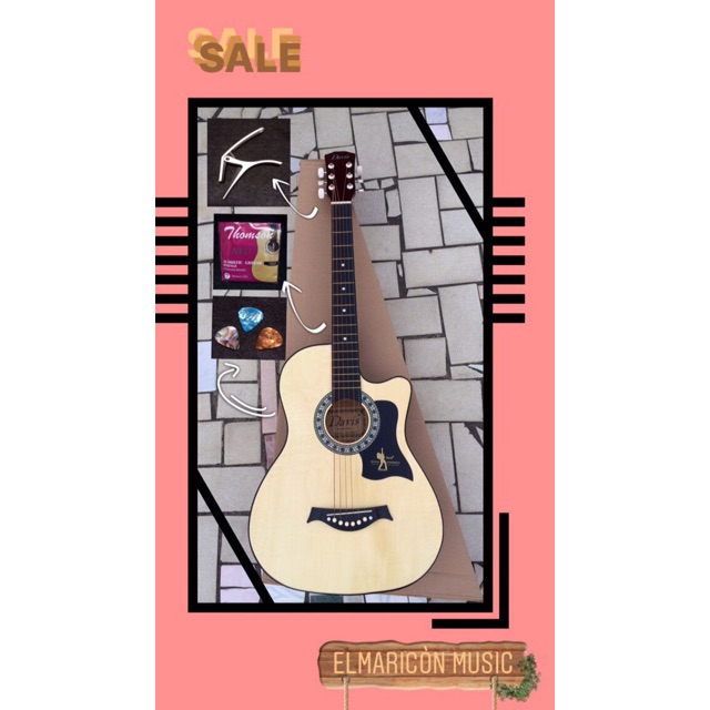Davis JG38 Acoustic Guitar with FREEBIES Shopee Philippines