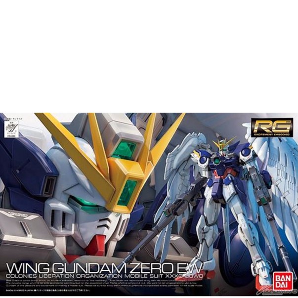 Gundam Rg Model Kit Wing Gundam Zero Custom Ew Shopee Philippines