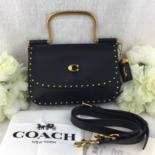 COACH Ellie with rivets bag for women | Shopee Philippines