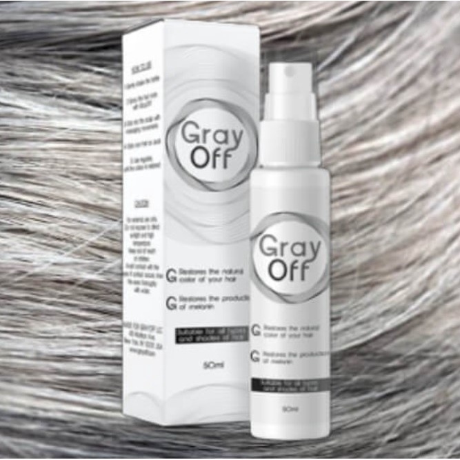 Original Gray Off Hair Spray Restore Black Hair Treatment 50ml Shopee