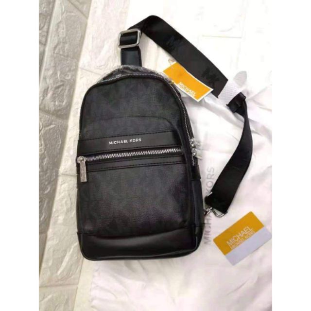 mk mens sling bag
