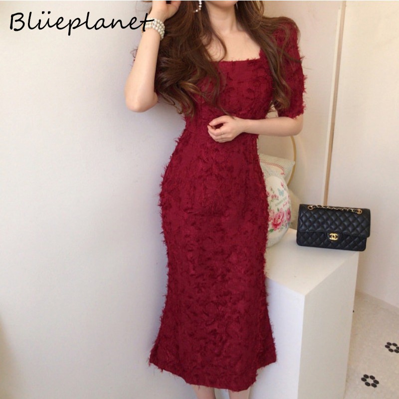 formal midi wrap dress