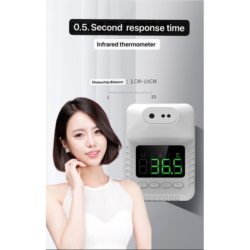 Hi8us infrared thermometer hg02 (English voice) Shopee Philippines