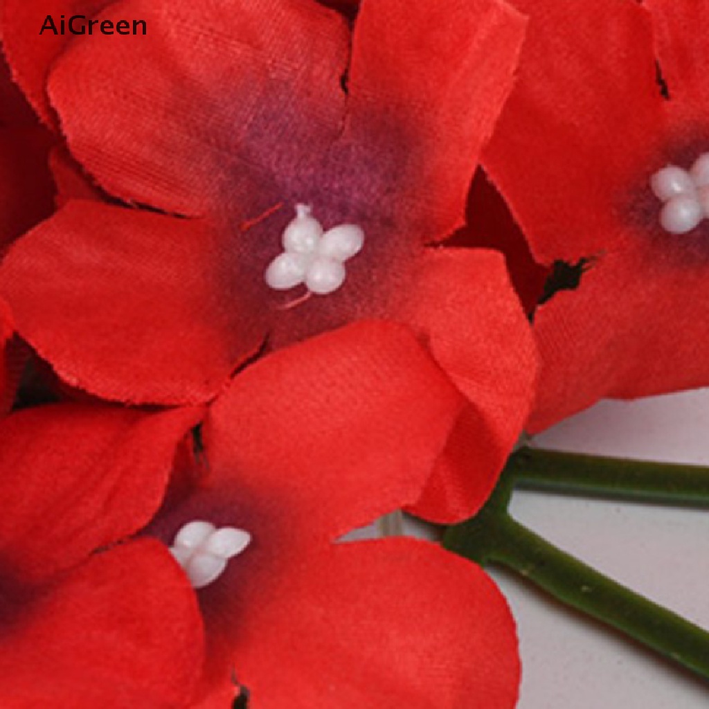 AiGreen 60X40CM Artificial Hydrangea Flower Wall Panels Wedding Venue Backdrop Party Dec .