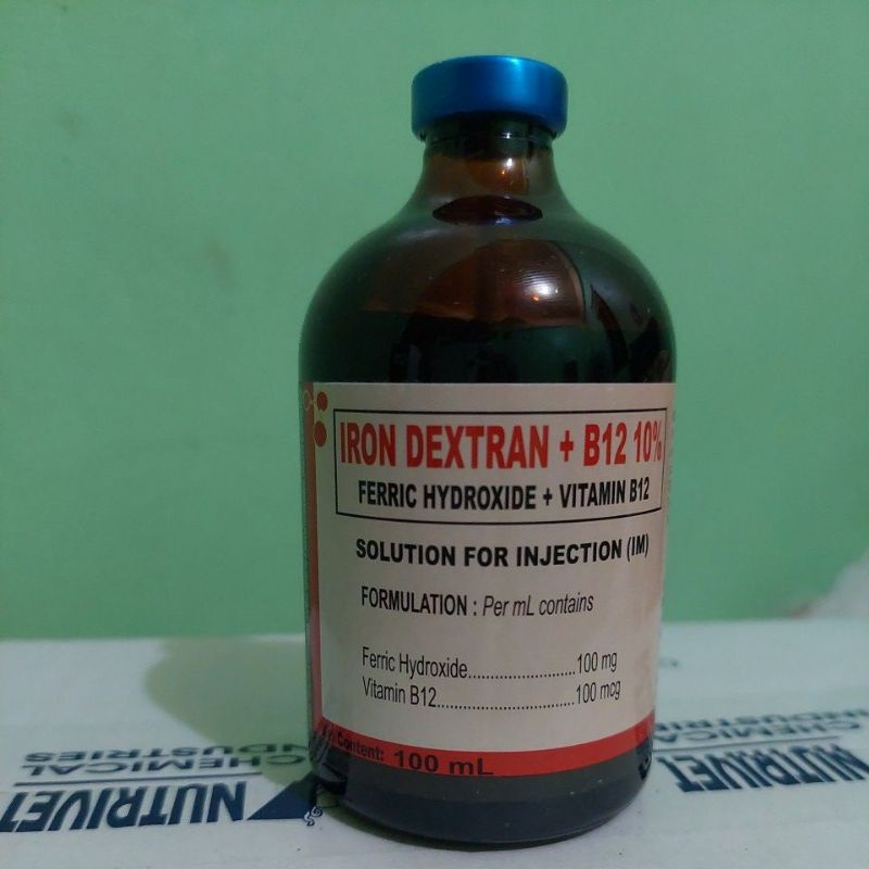 NUTRIVET IRON DEXTRAN +B12 10 100ML Shopee Philippines