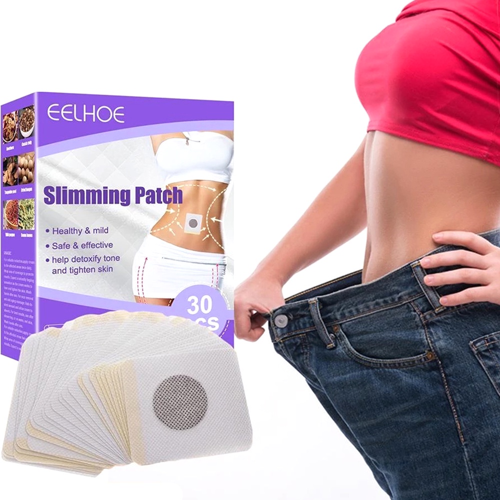 30Pcs/Box Slimming Body Sculpting Stickers Weight Loss Slim Patch Navel Sticker Fat Burning