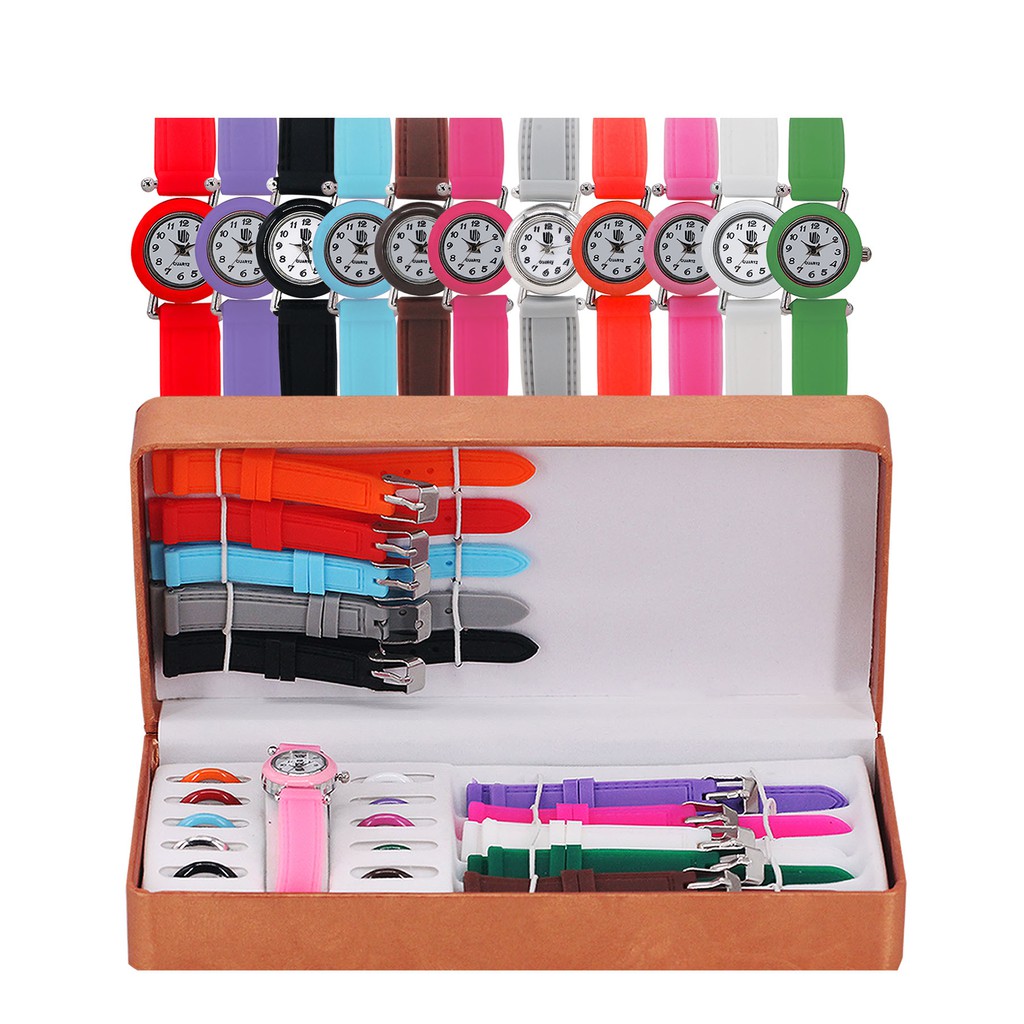 children's watch with interchangeable bands