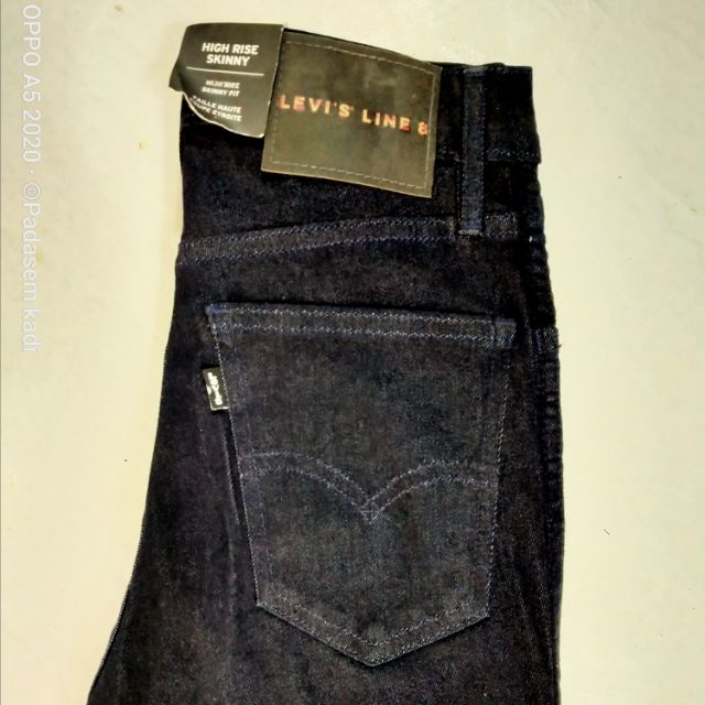 levi's line 8 high rise skinny jeans