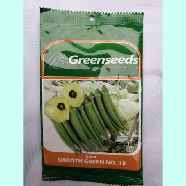 OKRA SEEDS SMOOTH GREEN NO. 18 (12 grams) Shopee Philippines