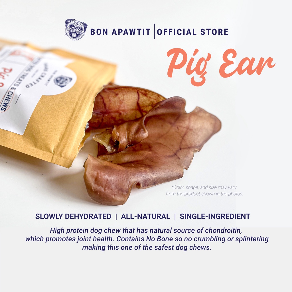 are pig ears better for a english mastiff than rawhide ears