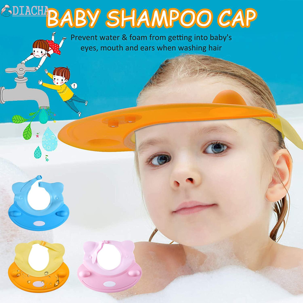 Baby Bath Head Shield - Soft Baby Kid Bath Shower Wash Head Hair Waterproof Shield Cap Hat Eye Protector Ebay : Children bath shower cap wash shampoo visor shield hat prevent water entering the eyes and ears bathing tub head hair rinser protection kids toddler baby (blue) 3.6 out of 5 stars 125 $9.99 $ 9.