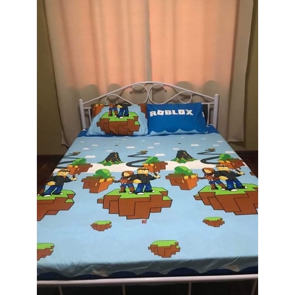 Bedsheet 3in1 full garterize w/ 2pcs pillowcase18x28 single to king