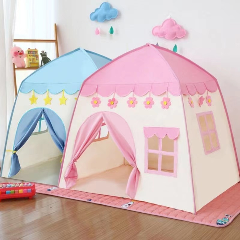 Kids Castle Play Tent Children Play Tent Castle Large Teepee Tent