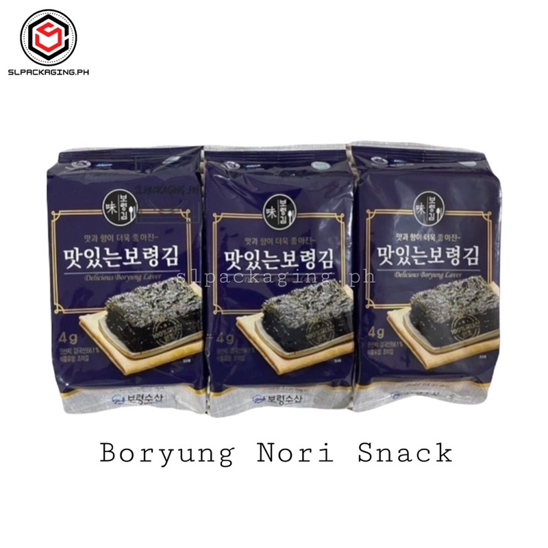 3 to 9 packs Nori Snacks Nori Seaweeds (4 grams) Shopee Philippines