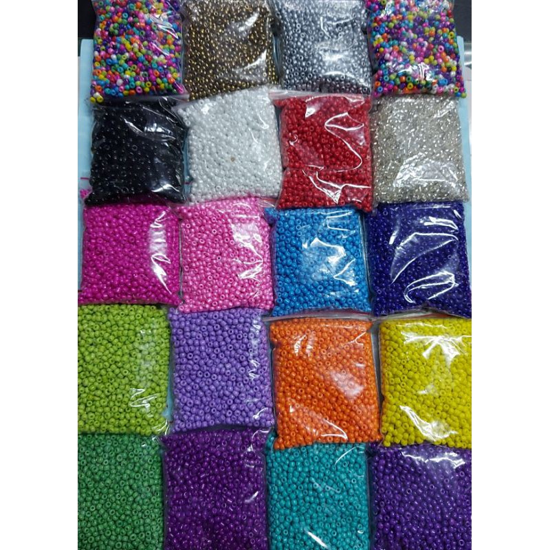 3MM SEED BEADS 25grams | Shopee Philippines