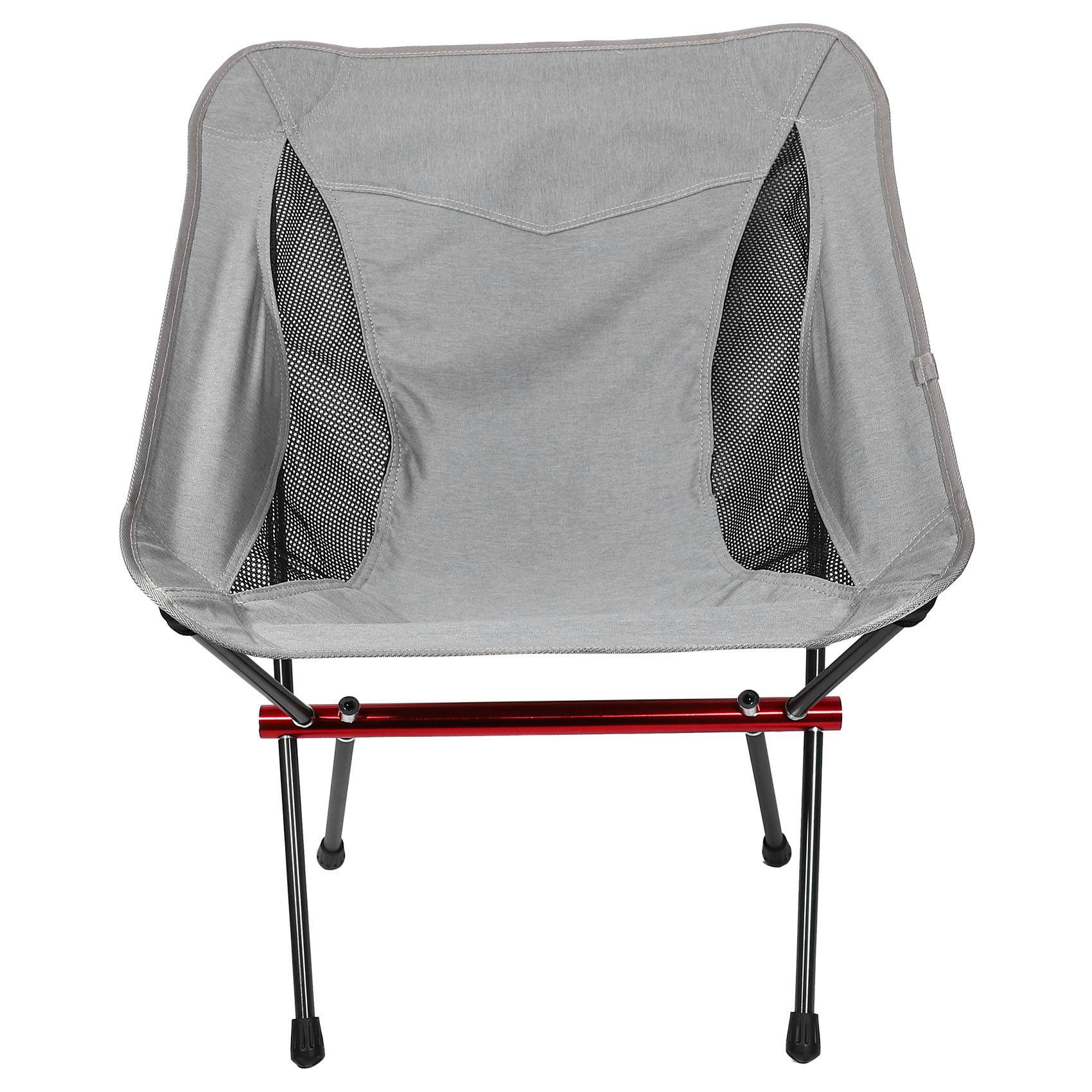 lightweight compact portable outdoor folding beach chair fishing picnic  chair foldable camping chair gray