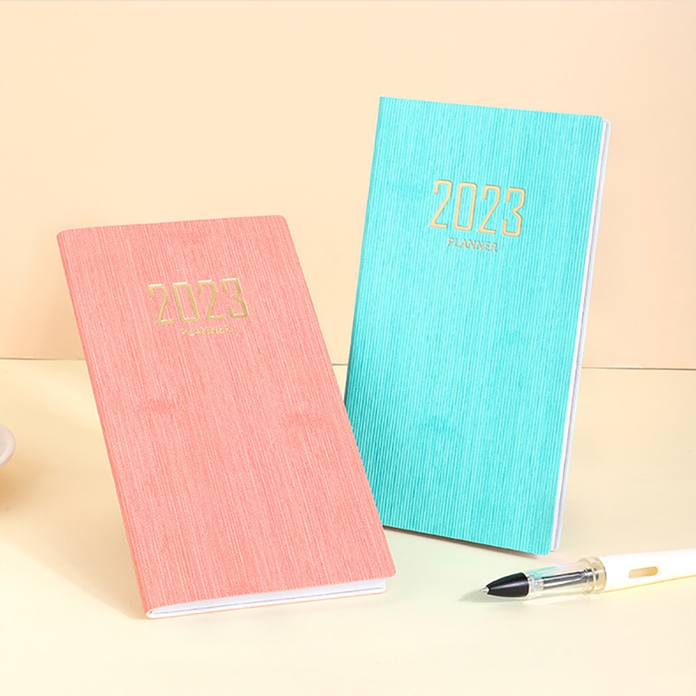 2023 A6 Notebook 365 Days Portable Pocket Notepad Daily Weekly Agenda Planner Notebooks