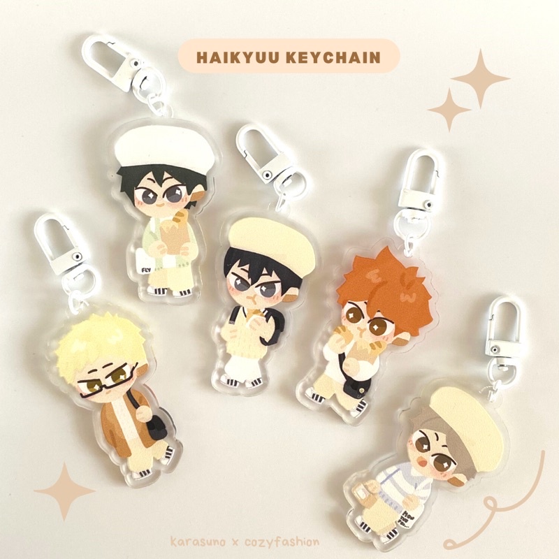 Haikyuu!! keychain l Haikyuu keychain (karasuno) Shopee Philippines