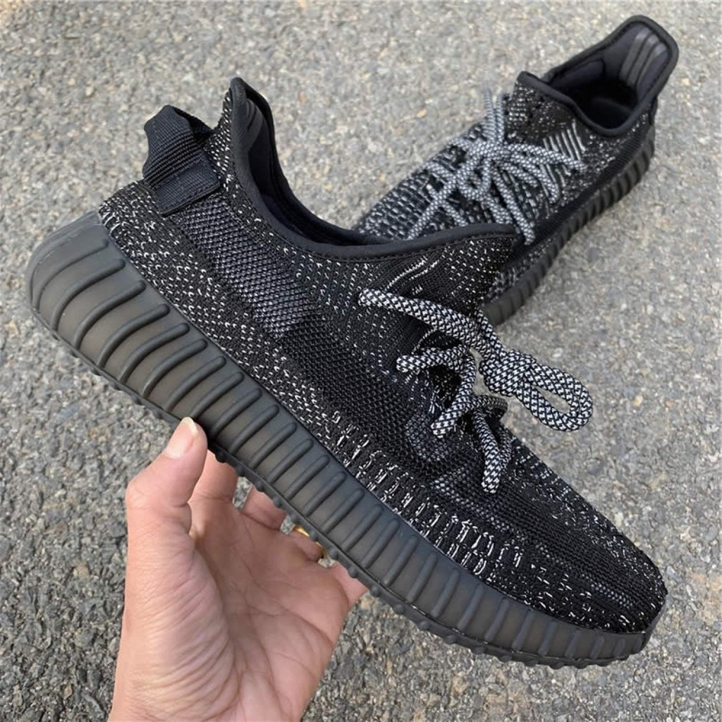 yeezy static reflective laces