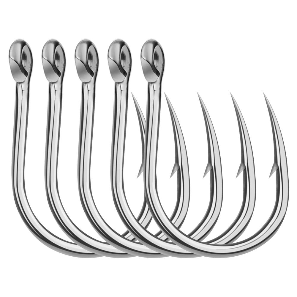 Proberos Fishing Hook Set 20pcs 1/013/0 Tuna Fish Hook Stainless