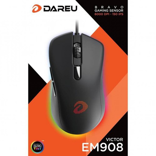 Dareu EM908 RGB black Gaming Mouse Shopee Philippines