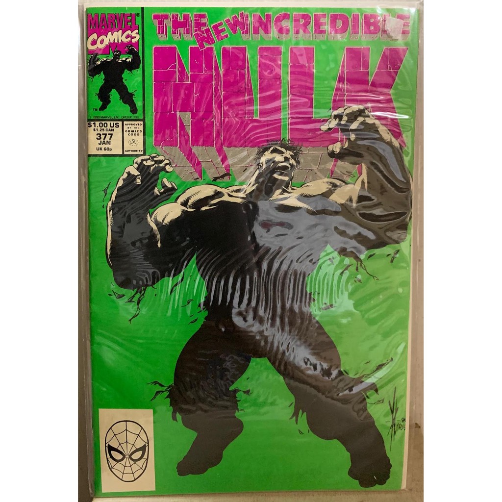 Marvel Comics: 1991 - The Incredible Hulk #377 | Shopee Philippines