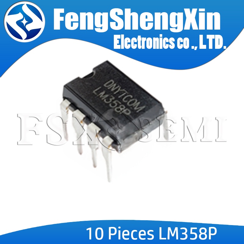 10pcs/lot LM358P DIP-8 LM358N LM358 LM358DR SOP-8 DUAL OPERATIONAL ...