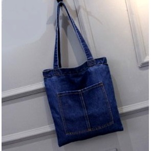 navy blue shopper bag