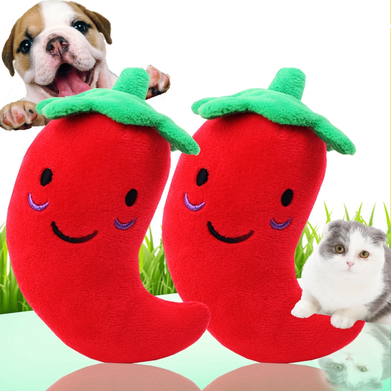 Chili stuffed toy pet dog meow toy teddy bear pet bite resistant toy ...