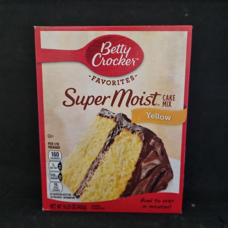 Betty Crocker Super Moist Yellow Cake Mix Shopee Philippines