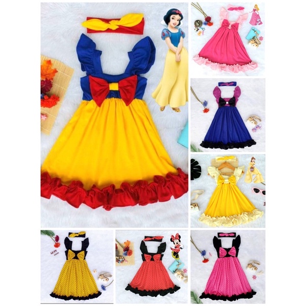 DISNEY PRINCESS INSPIRED DRESS FOR KIDS (29yearsold) Shopee Philippines