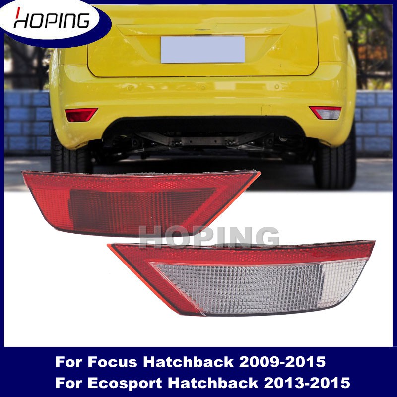 Right Red Rear Bumper Reflector For Ford Focus 2012 2013 2014 2015 1Pair Left
