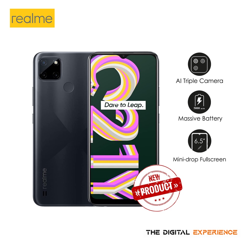 Realme C21Y/6.5 inch/OctaCore/4GB/64GB/mSD expandable/13+2+2MP Rear