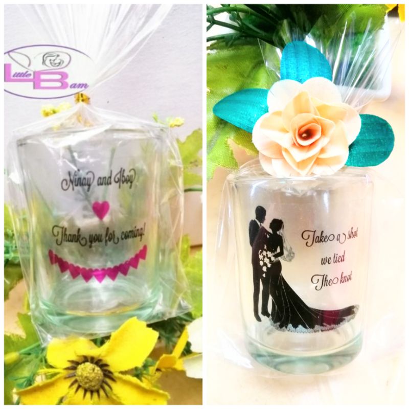 Shot Glass Souvenir Christening Souvenir Debut Souvenirs Wedding Souvenir Baptismal Souvenirs 5181