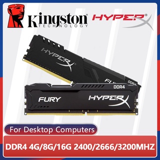 【100%】Kingston HyperX FURY Desktop DDR4 RAM 4GB 8GB 16GB 2400Mhz 2666Mhz 3200Mhz DIMM Game Memory