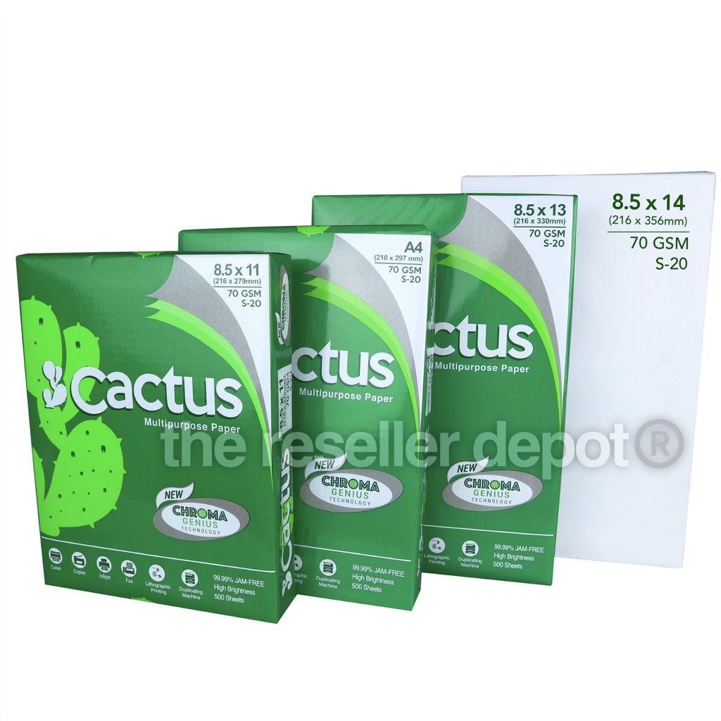 cactus-bond-paper-1-ream-500-sheets-per-ream-shopee-philippines