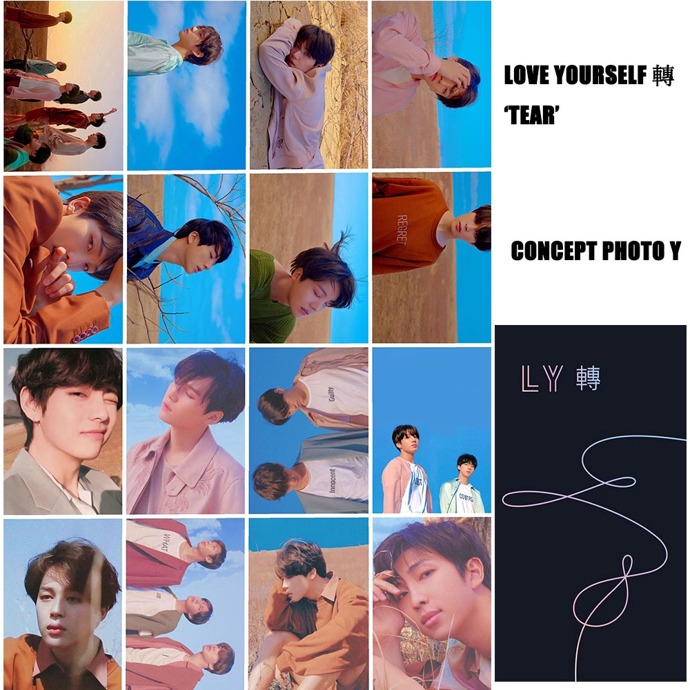 Kpop Bts Love Yourself 轉 Tear Photo Cards Shopee Philippines