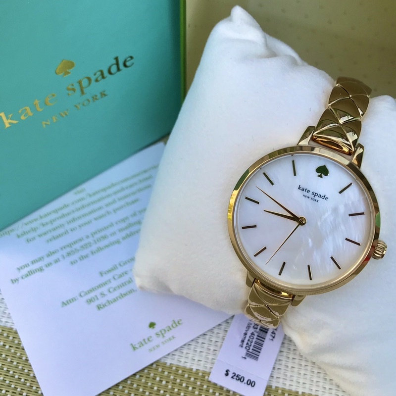 Kate Spade New York Metro Mother of Pearl Dial Ladies Quilted Stainless  Steel Watch | Shopee Philippines