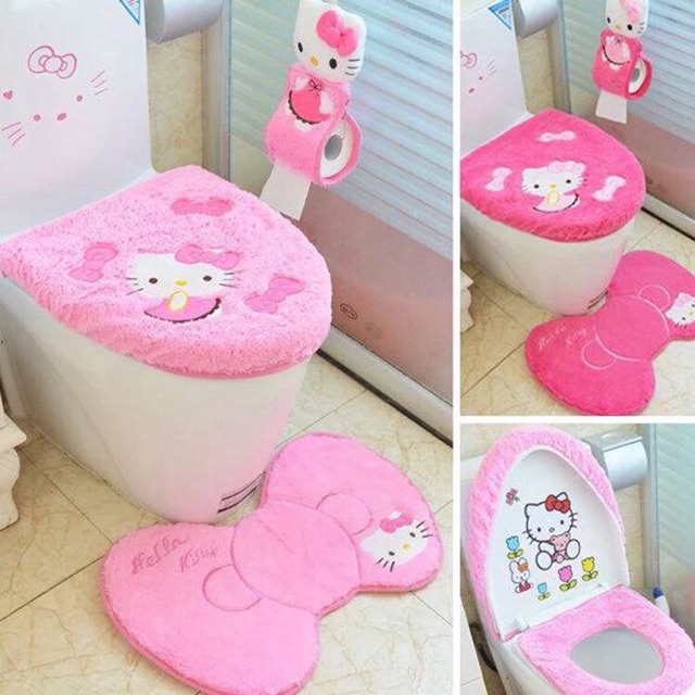  Hello Kitty toilet  set Shopee Philippines