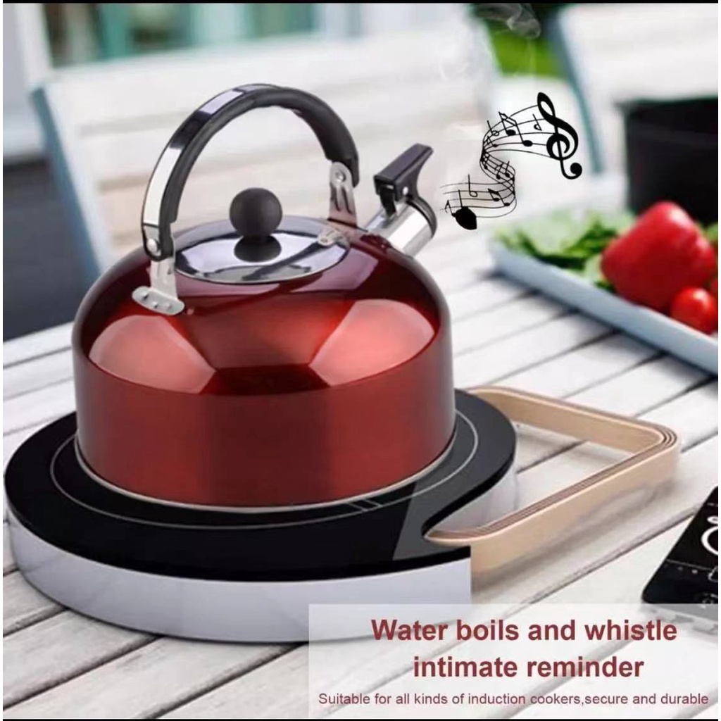 LUCKYU Stainless Steel Whistling Kettle Household Kettle Teapot Kettle