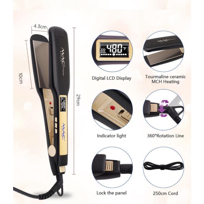 Mac Styler Titanium Hair Iron MC5517 480F Shopee Philippines