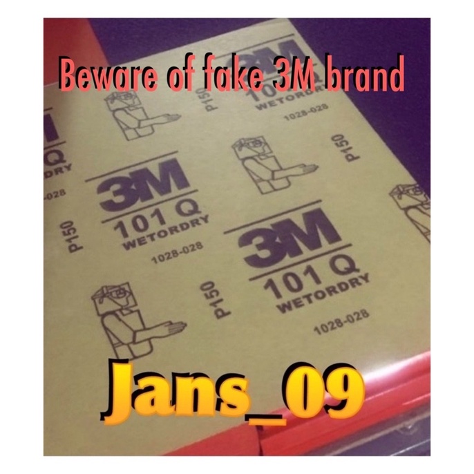 3M brand SandPaper (wet or dry) Shopee Philippines