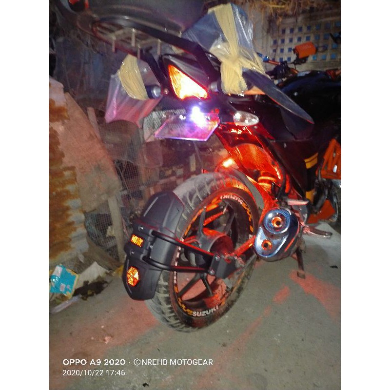 suzuki gixxer mudguard