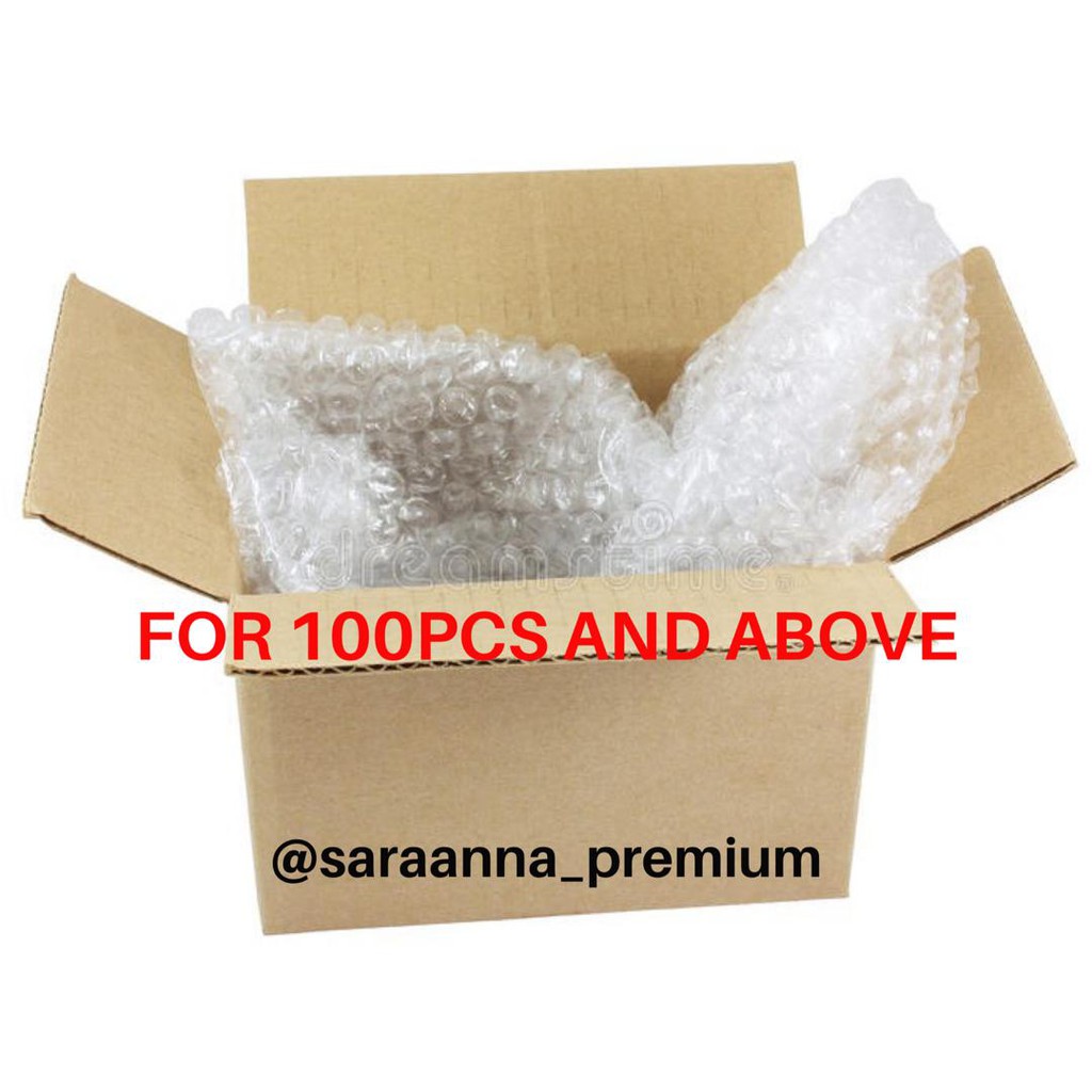 Service Box + Bubble Wrap 2 Layers Products From Broken And Rhinsop