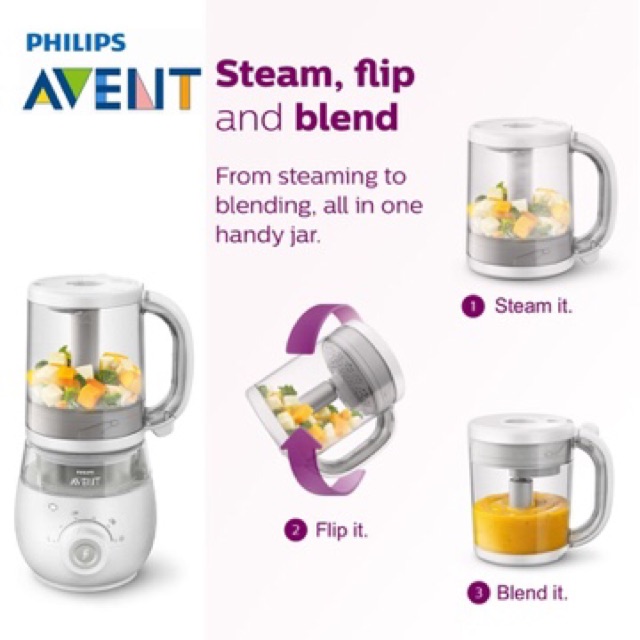 philips avent 2 in 1 food processor