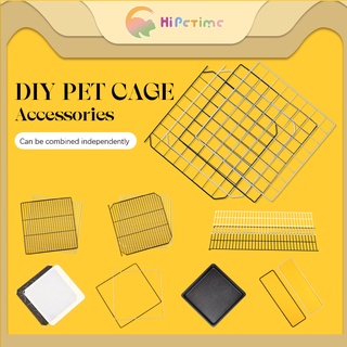 Hipetime Stackable Pet Dog Cat Rabbit Cage Game Fence White Free diy Random combination