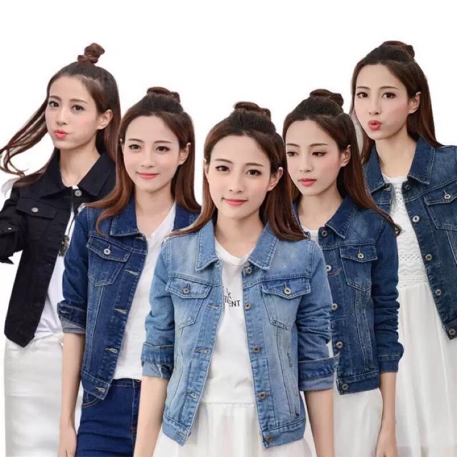 stretchable denim jacket